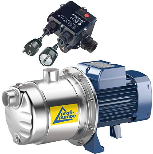 Hauswasserwerk Hauswasserautomat Inno-Tec 450 Selbstansaugende Kreiselpumpe 4-stufige leise Gartenpumpe f. klares Regenwasser Regenzisterne Wassertank Pumpensteuerung (7-KP02111S)