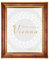 BIRAPA Bilderrahmen gold Vienna Rahmen 60x90 cm - Bilderrahmen vintage in Rot Gold, Bilderrahmen Holz mit Zierleiste innen und außen, Fotorahmen, Holzrahmen