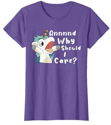 And Why Should I Care? Funny Sarcastic Unicorn Dad Mom T-Shirt