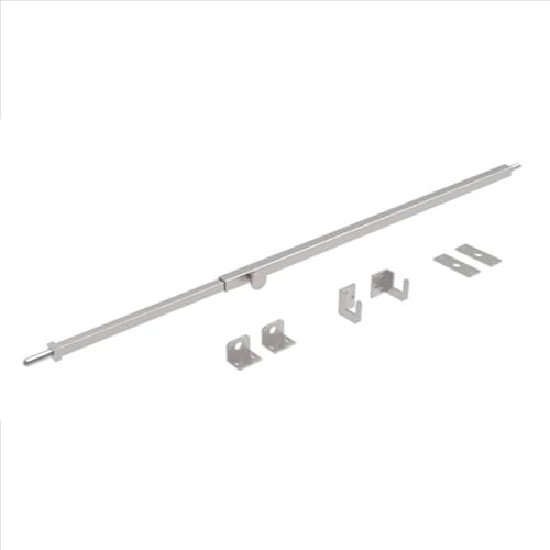 Barre anti-intrusion de sécurité – acier inoxydable 316L – extensible de 800 à 1400 mm. – anti-effraction – antivol – pour stores et stores – résistant – haute qualité – dimaccessori.com.ITALY