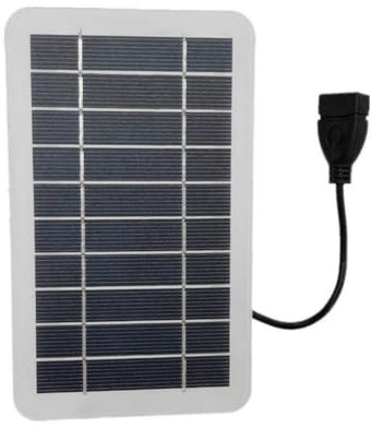 Comphic Carte de Chargement Solaire Portable Chargeur USB Solaire Étanche Adapté Aux Voyages en Plein Air et au Camping Alimentation Mobile