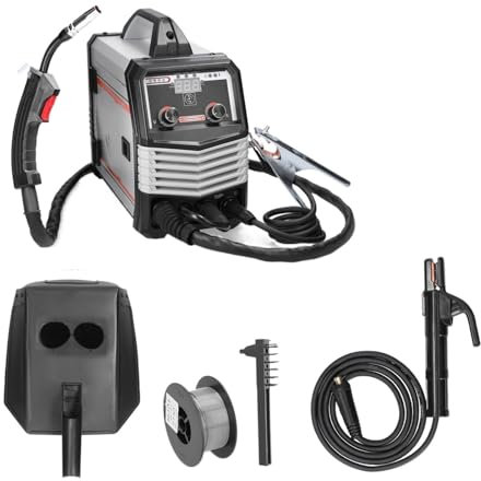 2in1 MIG MMA Welder Semi Automatic Inverter Welding Machine Contact Welding Non-Gas ARC Welder MIG MMA Weld Machine(MIG MAG MMA TIG-160C)