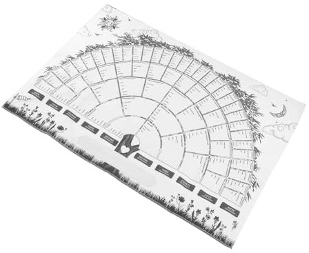 NUOBESTY Familienstammbaum Poster Aus Langlebigem Canvas Handbeschriftbares Kreatives Ahnendiagramm Zur Familiengeschichte Dekoratives Familienmitglieder Diagramm Für Zuhause Und Forschung