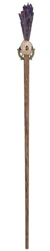 Générique en Bois Pierre De Sorcier – Bâton De Bois Pierre Naturelle 33–36 Cm | Sorcière Professeur De Pieřre Précieuse Magique | Accessoire Photo Collectionnable pour Fête Cos