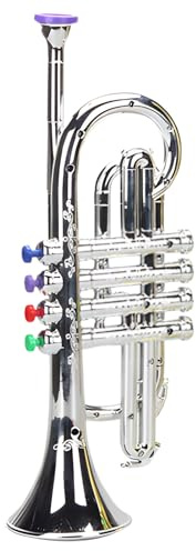 Tromba Giocattolo - Suono Reale Musicale In Adatto Ai Bambini, Strumento A Per Bambini Leggero E Facile Da Tenere, 3 Anni In Su, Ottimo Per L'apprendimento Precoce Della Musica E In