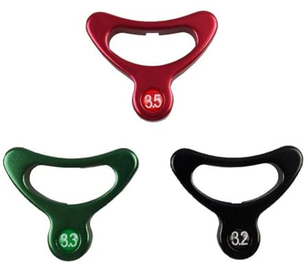 VIRELLO Llave para radios de bicicleta, aleación de aluminio, herramienta para radios de 3,2/3,3/3,5 mm, ajustador de tensión para reparación de ciclismo