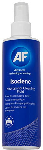 AF Isoclene - Lab grade Isopropyl Alcohol Spray / 99.7% Pure Isopropanol IPA Technical Cleaning and Degreasing Alcohol ideal for electronics, 3D printer, lab technicians– 250ml Bottle