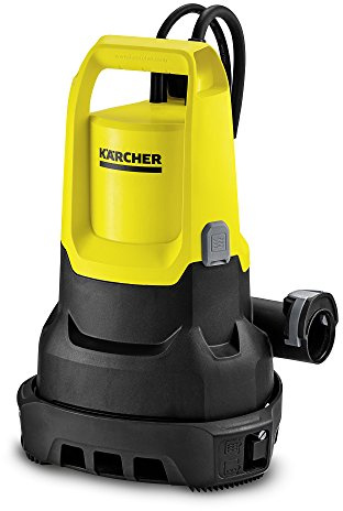 Kärcher dränkbar pump för smutsvatten SP 5 Dual (pumpkapacitet: max. 9500 l/tim, resterande vattenhöjd: 1 mm, pumpa smutsvatten med partiklar upp till 20 mm, nivåvippa, bekvämt lyfthandtag)