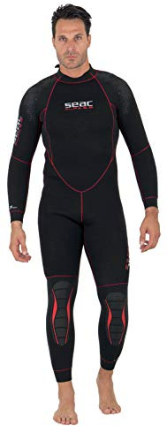 Seac Alfa 5.0, Traje de Buceo en Neopreno de 5 mm para Hombre, Nero, M