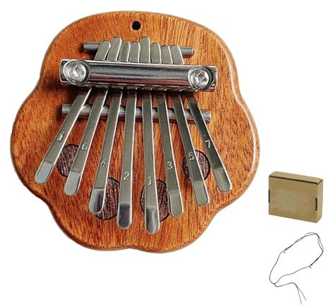 Daumenklavier mit 8 Tasten, Symmetrie-Finger-Daumenklavier | Handklavier aus - - Handklavier aus mit ergonomischem Design für Zuhause, Schule, Reisen im Freien, Familientreffen