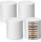 WIYETY 4 cartuchos de repuesto universales de 22 capas, filtro de ducha universal, filtro de ducha para agua dura, cartucho de filtro para filtro de ducha, eliminación de cloro y fluoruro