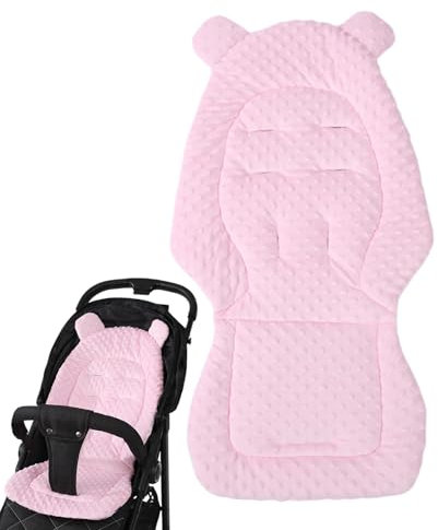Baby Sitzauflage Für Kinderwagen Universell Kinderwagen Sitzauflage Atmungsaktiv Baby Sitzauflagen Für Sommer & Winter Weich Baumwolle Kinderwagen Einlage Für Babyschale