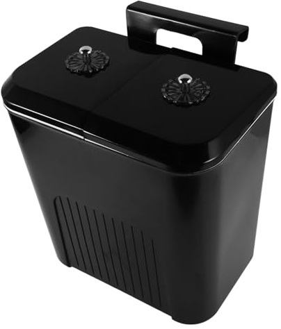 Cabilock Cestino Spazzatura Cucina Separatore Rifiuti Secchi e Umidi Ribalta Design Parete Bidone Per Riciclaggio Compatto