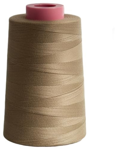 Fil à surjeter, fil à coudre en aramide ignifuge de 2000 m, isolation électrique robuste résistante aux radiations pour vêtements et combinaisons de protection