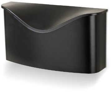 Umbra Postino Wall-Mount Mailbox, Black