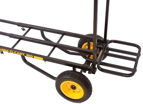 Rock N Roller Multi-Cart Extension für R6, R8, R10, R11G, R12 (erhöht Ladekapazität um 20%, Robustes Stahlrohr, Plattformabmessungen: 13,25“ x 10,25“), Schwarz