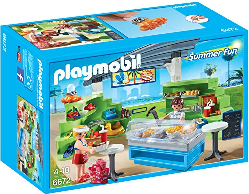 Playmobil - 6672 - Espace Boutique et Fast-Food