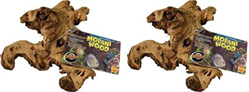 Zoo Med Laboratories (2 Pack) Mopani Wood, Small, 6 to 8-Inch