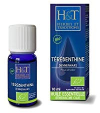 Herbes et Traditions Turpentine Essential Oil Organic 10ml