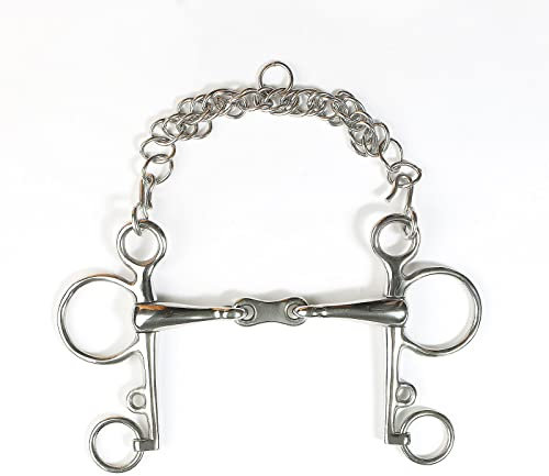 HORZE Pelham Gebiss, Schwarz, 115