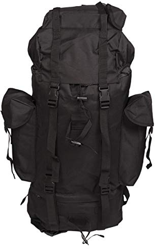 Mil-Tec Zaino da Combattimento Bundeswehr da 35 Litri (Nero)