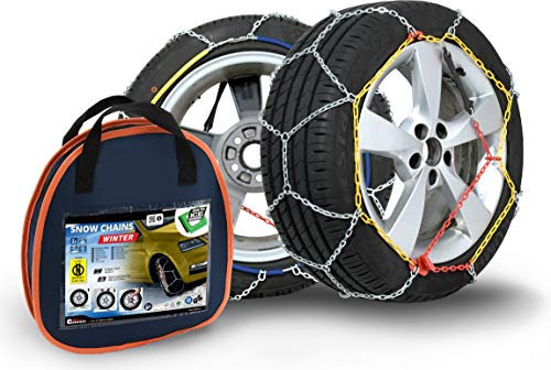 COMPASS Schneeketten Winter für Reifen 215/65 R17 ÖNORM, TÜV geprüft (x130) 1 Paar