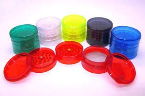 5 Part Plastic HERB Grinder Magnetic Shark Teeth (Assorted)