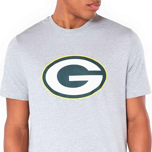 New Era Green Bay Packers NFL Team Logo Grau T-Shirt - L