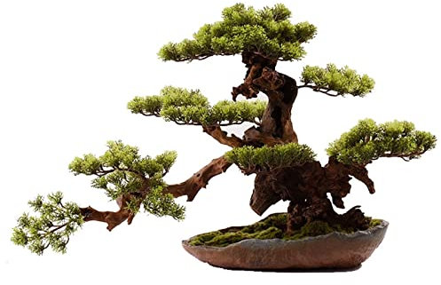 Bonsaiträd Konstgjord bonsai-träd inomhus falskt växtträd, konstgjord bonsai-dekoration Faux krukväxter med vintage keramisk plantering Konstgjorda bonsaiträd