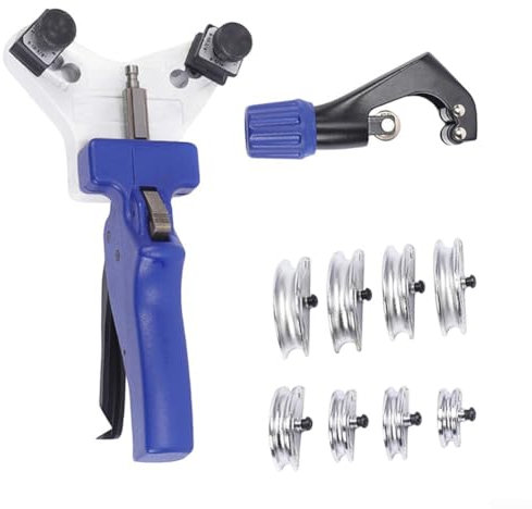 Piegatrice manuale della tubatura dell'acciaio inossidabile per i tubi di rame/alluminio 1/4 a 1/2 con 8 opzioni della testa della pentola