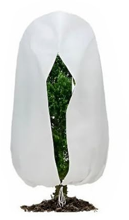 Snowtain 200 * 240cm Couverture Végétale Protection pour Plantes,Voile Hivernage Plante Exterieur avec Fermeture éclair et Cordon de Serrage,pour Citronnier,Palmier,Olivier