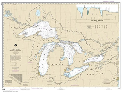 NOAA Chart 14500-Great Lakes by East View Geospatial