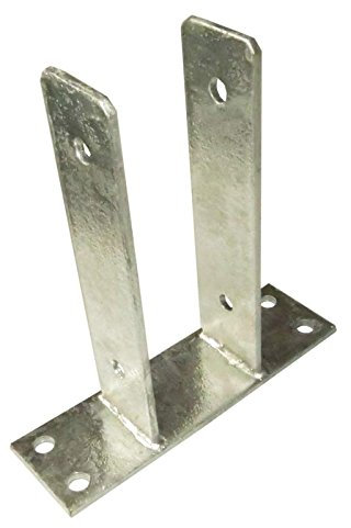 U-Pfostenträger 121 zum Aufdübeln für Pfosten 12x12 cm von Gartenpirat®