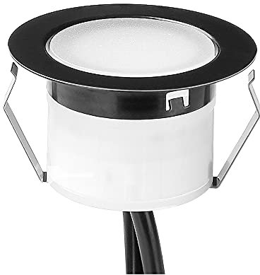 INDARUN Lampe au Sol Spot Encastrable Led RGBW étanche IP67 Ø45mm - éclairage pour terrasse, patio, chemin, mur, jardin, décoration, intérieur et extérieur