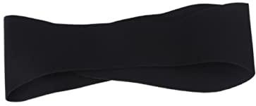 Waterproof Swim Headband Adjustable Ear Protection for Kids Adults Black