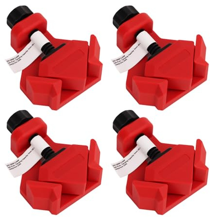 Acouto 4PCS Abrazadera de ángulo Recto Carga de Resorte Clamp/Holder de Esquina de 90 Grados para Bricolaje Muebles de Carpintería Tensión de Mantenimiento y Abrazadera de ángulo Recto Fija de
