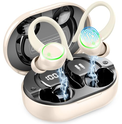 2026 Auriculares Inalambricos Deportivos, Cascos Inalambricos Bluetooth