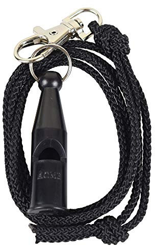 acme Field Trail Hundepfeife No. 212 + GRATIS Pfeifenband | Original aus England | Laut und weitreichend (schwarz)