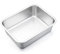 Joyfair Auflaufform, Edelstahl Rechteckig Backform Kuchenform, Ofenform Lasagneform Groß, 32x25x8cm, Perfekt für Lasagne/Brownie/Aufläufe, Schwerlast & Hitzebeständig, Spülmaschinenfest