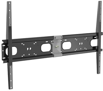 Meliconi, Slimstyle Extra 900F, Supporto Tv Parete 65''-120'', Staffa TV Fissa, VESA 300-400-500-600-900, Portata Massima 100 Kg, Adatto Anche a Pareti in Cartongesso, Made in Italy