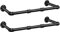 HOOBRO Industrierohr Kleiderstangen 2er Set, 104 cm Garderobenstangen Wandmontage, Abnehmbare Kleiderständer, Platzsparend, Flur, Wohnzimmer, Schlafzimmer EBK10BJ01