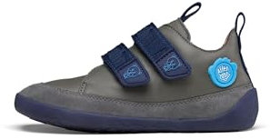 Affenzahn Barfußschuh Leder Buddy mit Klettverschluss Weich rutschfest Flexibel Reflektierend für Jungen und Mädchen in Größe 21-32
