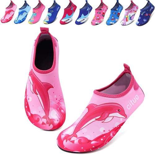 Beach Shoes Kids Water Shoes Swim Aqua Wetsuit Sea Wet Pool Socks for Kids Non Slip Free Swim Shoe Girls Boys Quick Dry
