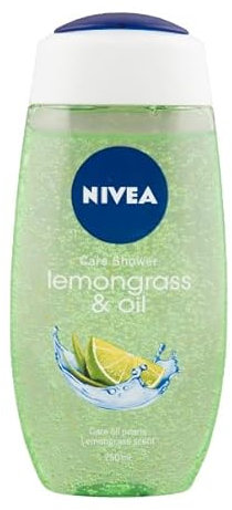 Nivea Gel de ducha de 250 ml para mujer, limón y aceite (pack de 4)