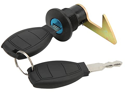 Cerradura Trasera para Maletero de Motocicleta, Cerradura Trasera para Montaje de Scooter, Plástico de Aluminio, Universal, para Maletero de Almacenamiento de Motocicletas (un