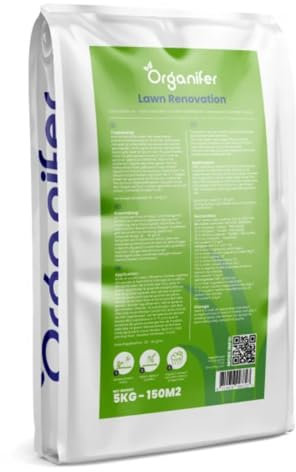 Mélange Scarificateur (5 Kg - 150 M2) - Rénovation Pelouse - Engrais Pelouse - Récupération De Graines De Gazon - Engrais - Rénovation Pelouse - Amendement Sol - Organifer