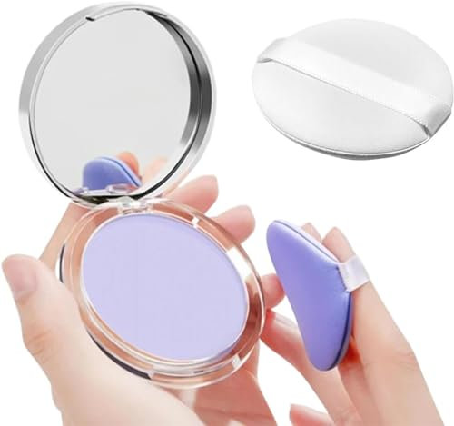 Candy Bella Puder, mattierendes Gesichtspuder, mattes Puder, seidiges mattes Puder, Einstellung von Make-up-Pulver, seidiges mattes Fixierpuder für die Ölkontrolle (1 Stück gepresstes Pulver)