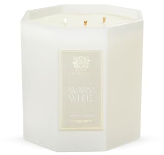 Antica Farmacista Three-Wick Candle - Decorative Home Candle - Long-Lasting & Premium Scented - Luxury Gift - Warm White, 25 oz