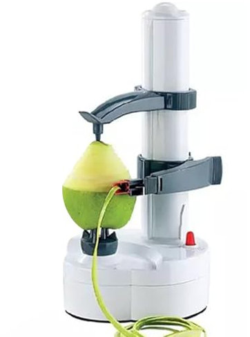 Éplucheur de pommes de terre électrique, épluchage de légumes pour cuisine, machine à éplucher les fruits à haute efficacité pour éplucher les carottes de cuisine - Poire de carotte de pomme de terre