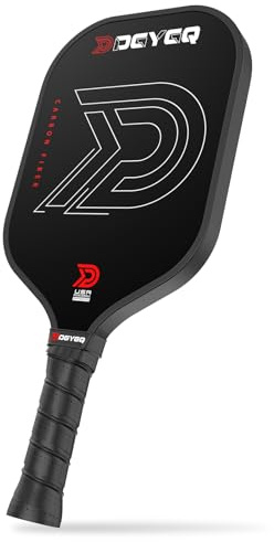 DGYGQ Pickleball Paddles - Professional Carbon Fiber Paddle with Honeycomb Core Pickleball Rackets - Lightweight Precision & Enhanced Shock Absorption for High Spin